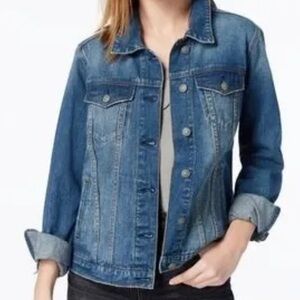 Classic Blue Denim Jean Jacket - Women's